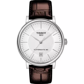 Tissot® Analogue 'Carson Premium Powermatic 80' Men's Watch T1224071603100