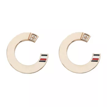 Tommy Hilfiger®  Femmes Acier inoxydable Puce d'oreille - Or rose 2780467