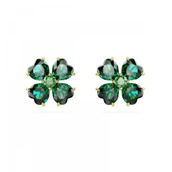 Swarovski® 'Idyllia' Dames Verguld Metaal Oorknoppen - Goudkleurig 5666236