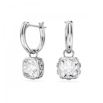 Swarovski® 'Stilla' Dames Metaal Oorhangers - Zilverkleurig 5662919