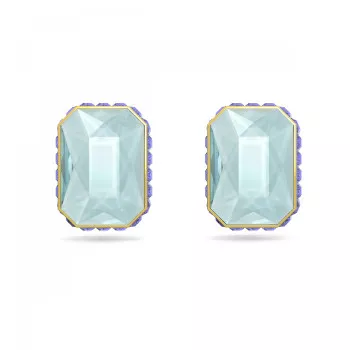 Swarovski® 'Orbita' Dames Verguld Metaal Oorknoppen - Goudkleurig 5641406