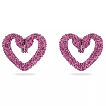 Swarovski® 'Una' Damen Metall Ohrclips - Silber 5646573