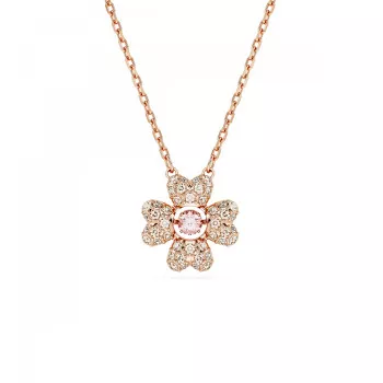 Swarovski® 'Idyllia' Dames Verguld Metaal Collier - Rosékleurig 5674211