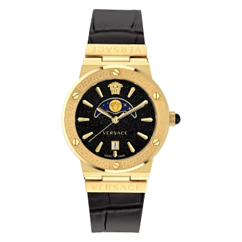 Versace® Analogue 'Greca Logo Moonphase' Women's Watch VE7G00123