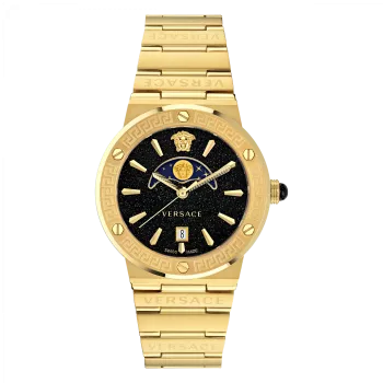 Versace® Analoog 'Greca logo moonphase' Dames Horloge VE7G00323
