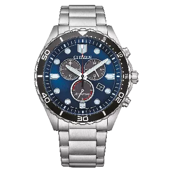 Citizen® Chronograaf 'Of sporty aqua' Heren Horloge AT2560-84L