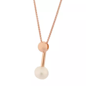 Orphelia® 'Aliena' Damen Sterling Silber Halskette mit Anhänger - Rosé ZH-7373 RG
