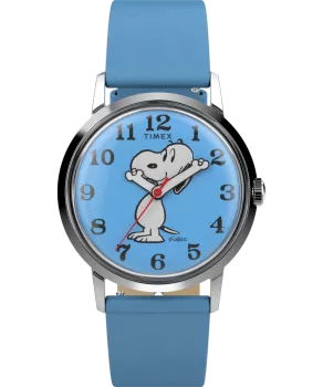 Timex® Analoog 'Marlin hand-wound x peanuts reissue' Heren Horloge TW2W79400