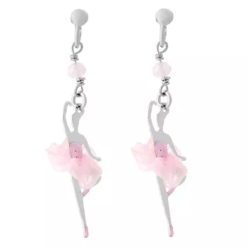 Orphelia® Child's Sterling Silver Drop Earrings - Silver ZO-7131