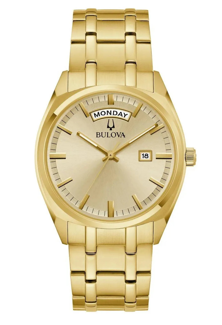 Bulova automatisch horloge 96L324, zilver, Riemen