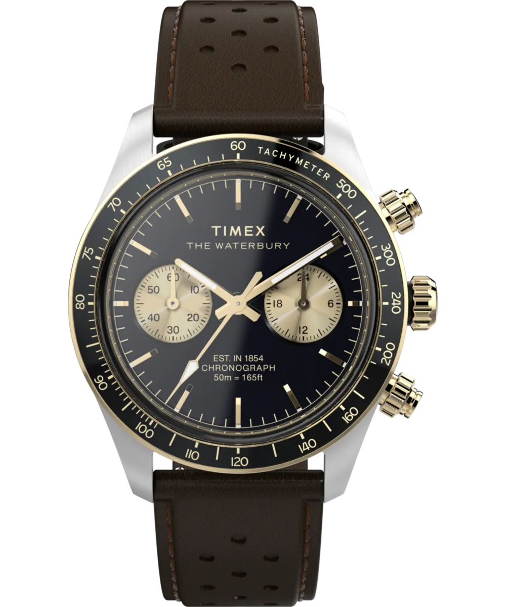 Timex® Chronograph 'Waterbury Heritage' Men's Watch TW2Y24100