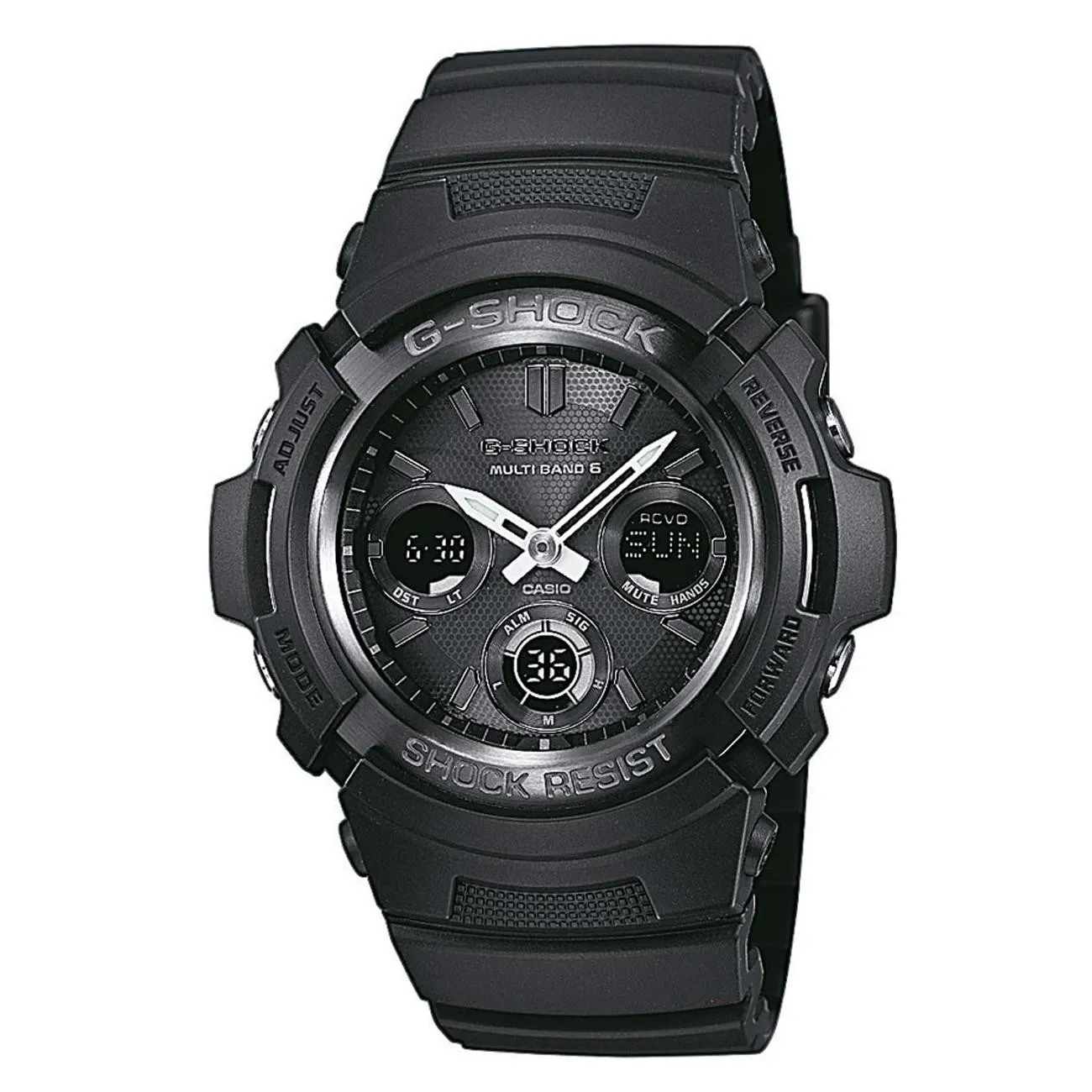 ✨CASIO✨カシオ✨G-SHOCK✨AWG-M100B✨ブラック✨腕時計✨ Casio® Analogue-digital 'G-shock' Men's Watch AWG-M100B-1AER