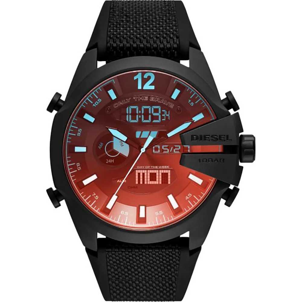 DIESEL アナログ腕時計 箱付き Diesel Analogue-digital Mega Chief Men's Watch DZ4548