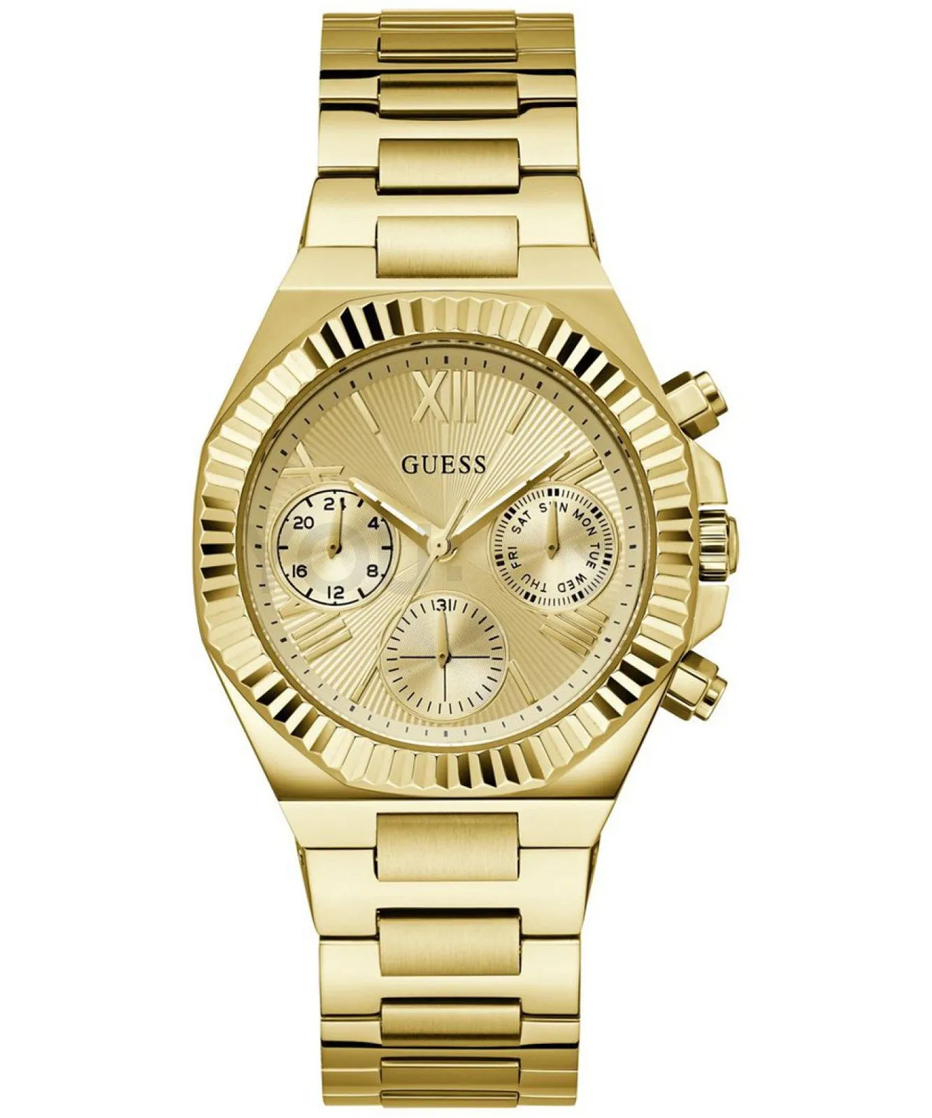 Guess dames horloge limelight, zwart, armband