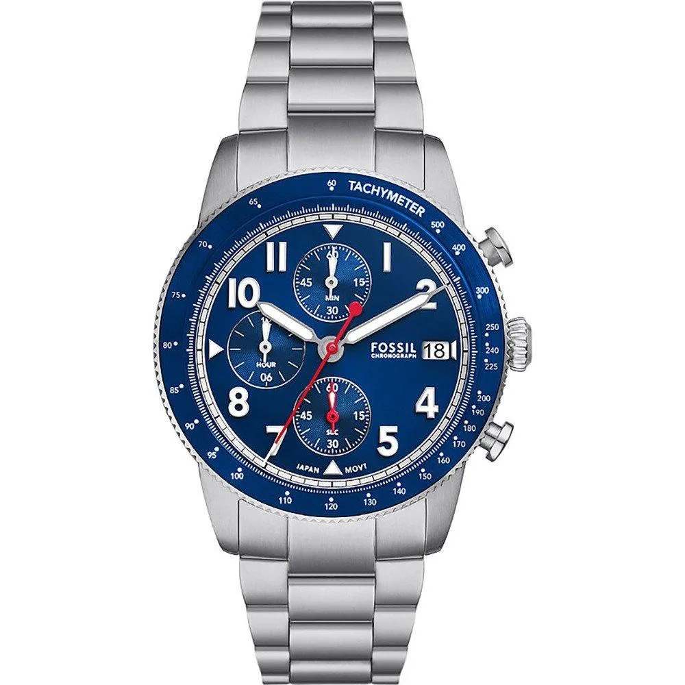 シンフォニア・ブレイブ計８BOXシュリンク付き Fossil Sport Tourer FS6047 Quartz Watch at Ormoda