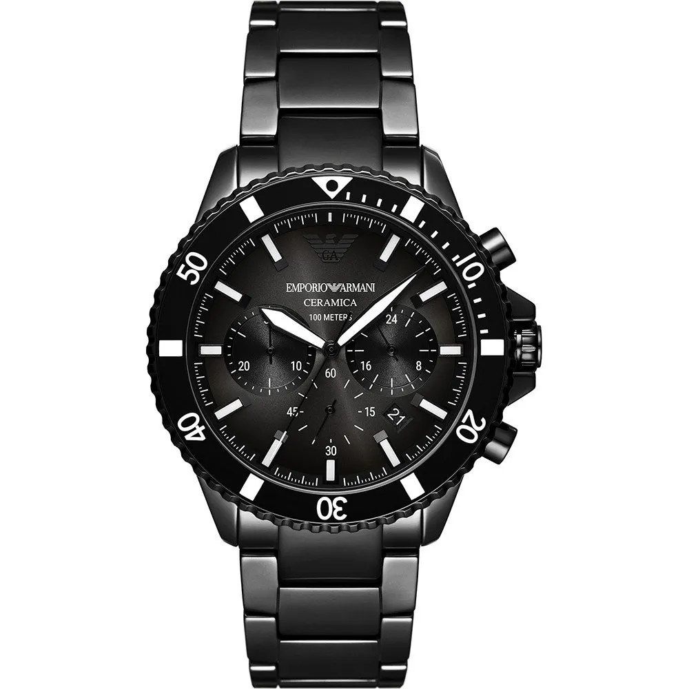 Emporio Armani® Chronograph 'World Explorer' Men's Watch AR70010