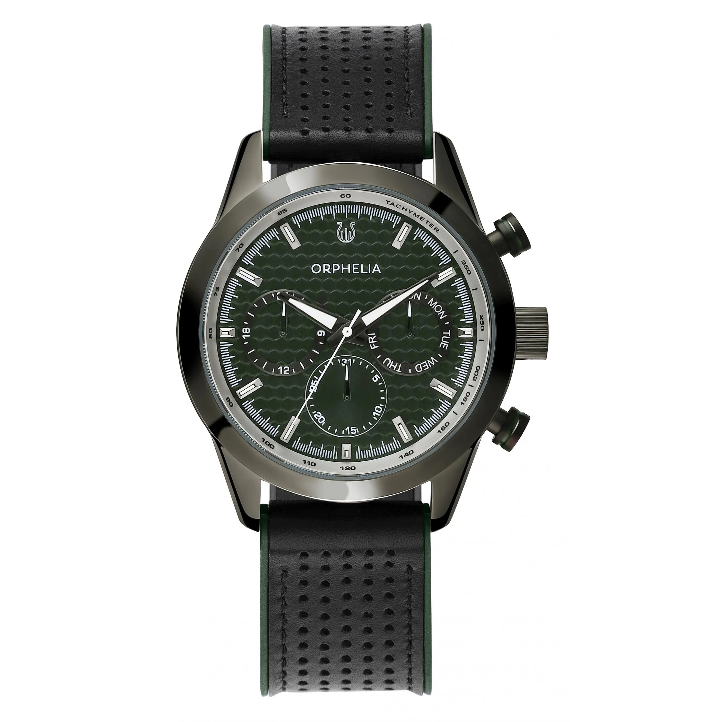 Orphelia Portobello Orologio Uomo Quarz Oro Rosa – Cassa 41mm Acciaio, Cinturino Metallo, Datario