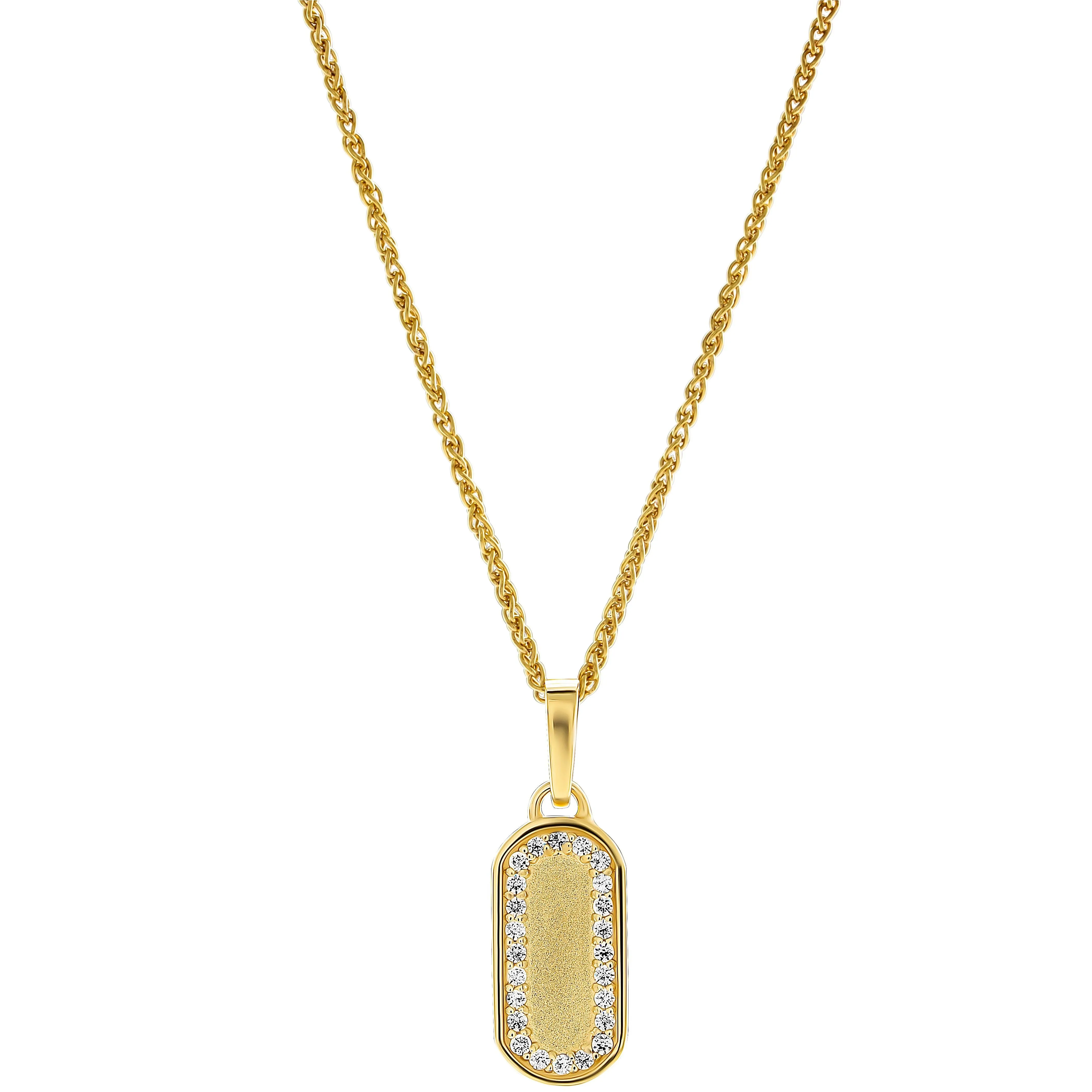 Collana ciondolo bizantino oro BlindLab bzncl126
