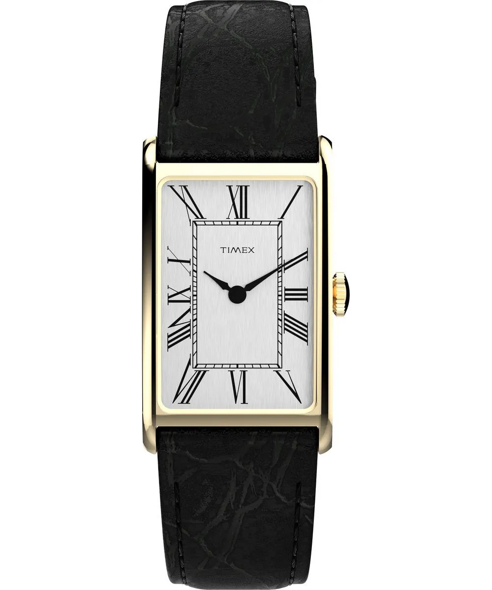 Montre Timex Easy Reader pour femme avec bracelet en cuir de 30 mm, Décontracté