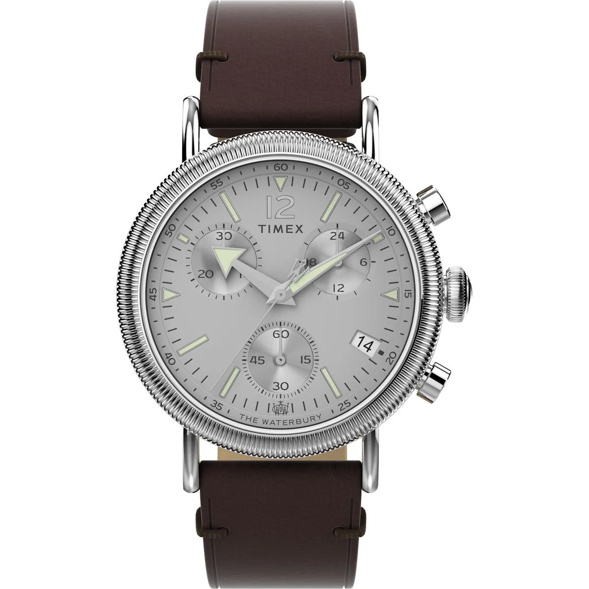 Timex® Chronograph 'Waterbury Standard Coin Edge' Men's Watch