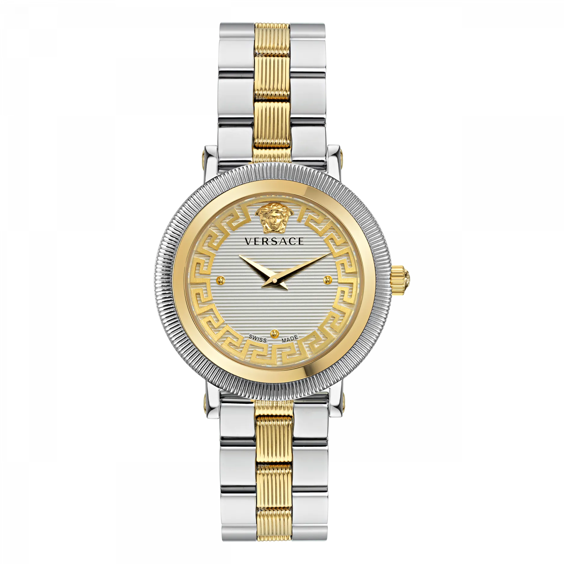 Versace Vintage ブローチ 幾何学模様 Versace Greca Flourish VE7F00423 Quartz Watch at Ormoda Ormoda UK