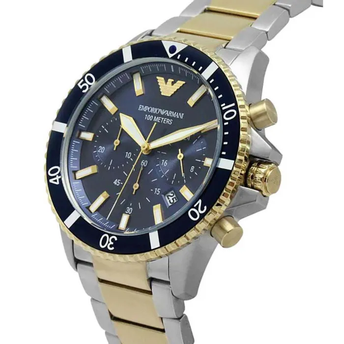 Emporio Armani® Chronograph 'World Explorer' Men's Watch AR11362