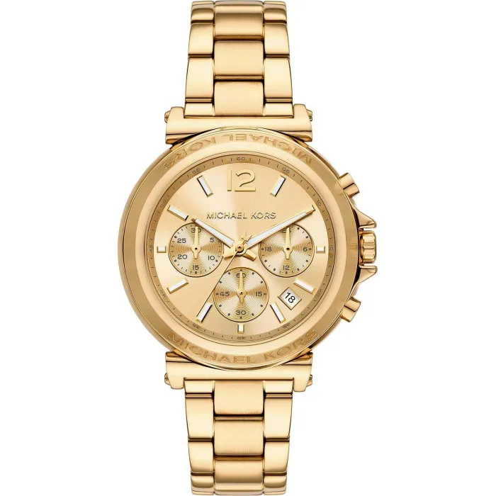 R*R様 MICHAEL KORS ゴールド クロノグラフ腕時計 Michael Kors Maren MK7493 Quartz Watch at Ormoda