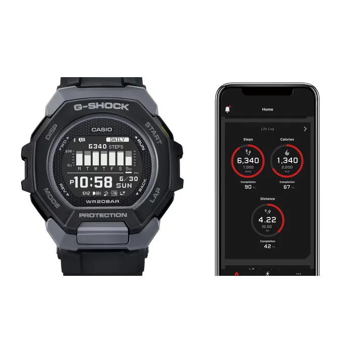 Casio® Digital 'G-shock G-squad' Men's Watch GBD-300-1ER - Ormoda.com
