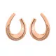 Orphelia® 'Krista' Dames Zilver 925 925 Oorknoppen - Rosékleurig ZO-7366