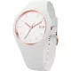 Ice Watch® Analogique 'Ice Glam - White Rose-gold' Femmes Montre 024522