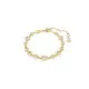 Swarovski® 'Imber organic' Dames Verguld Metaal Armband (sieraad) - Goudkleurig 5705471