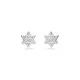 Swarovski® 'Dextera' Women's Base Metal Stud Earrings - Silver 5700322