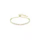 Swarovski® 'Matrix Tennis' Damen Verchromtem Metall Armbänd - Gold 5730709