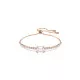 Swarovski® 'Matrix Tennis' Damen Verchromtem Metall Armbänd - Rosé 5730706