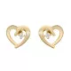Mera Femmes Argent Puce d'oreille zo-7370 G
