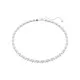 Swarovski® 'Matrix Pearl' Women's Base Metal Necklace - Silver 5689623