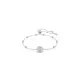 Swarovski® 'Una Angelic' Women's Base Metal Bracelet - Silver 5733196