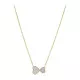 Fossil Jewellery® 'Sutton' Femmes Acier inoxydable Collier - Or JF03941710