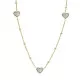 Fossil Jewellery® 'Sutton' Women's Stainless Steel Necklace - Gold JF03942710