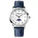 Frederique Constant® Analogique 'Slimline Moonphase' Femmes Montre FC-206MPWD1S6