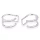 Gena.paris® 'Double' Women's Sterling Silver Earcuff - Silver GBO883-W