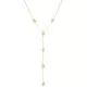 Gena.paris® 'Gabriella' Dames Zilver 925 925 Collier - Goudkleurig GC1580-Y