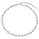 Gena.paris® 'Gabriella' Dames Zilver 925 925 Chokers - Zilverkleurig GCH1557-W