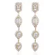 Gena.paris® 'Gabriella' Women's Sterling Silver Drop Earrings - Gold GBO1503-Y