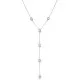 Gena.paris® 'Gabriella' Dames Zilver 925 925 Collier - Rosékleurig GC1580-R