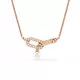 Swarovski® 'Constella' Women's Gold Plated Metal Necklace - Rose 5728589