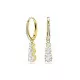 Swarovski® 'Stilla Attract' Damen Verchromtem Metall Creolen - Gold 5723300