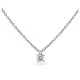 Orphelia® 'Karlien' Women's Whitegold 18C Chain with Pendant - Silver HD-4179