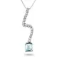 Orphelia® 'Margaretha' Femmes Or blanc 18C Collier avec pendentif - Argent KD-2026