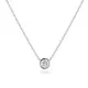 Orphelia® 'Alexandria' Women's Whitegold 18C Chain with Pendant - Silver KD-2035